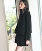 DRAWFIT WOMEN Dusk Wool Button Short Jacket [Coal Black]