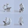 Resin Owl Ornament Creative Miniature Figurine Sculpture Micro Landscape Animal Statue  Bonsai