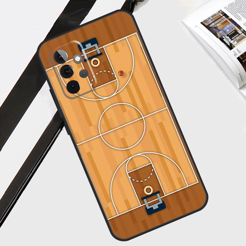 Basketball Court Case For Samsung Galaxy A06 A56 A36 A26 A16 A54 A34 A14 A12 A22 A32 A52 A13 A53 A15 A35 A55