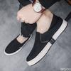 Men's summer linen Shoes Outdoor non skid versatile lazy shoe Trendy Fisherman's shoes Casual lightweight flats Homme