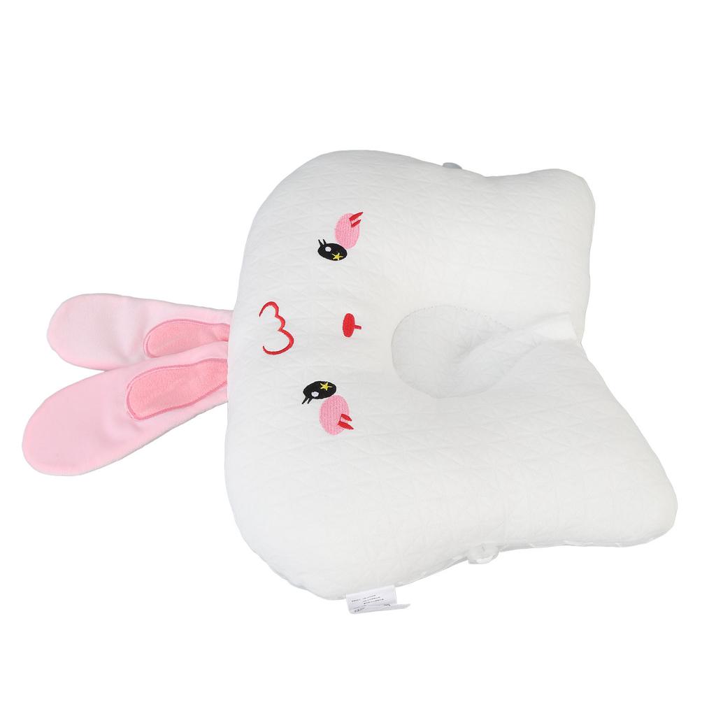 Long Ears Rabbit Baby Sleep Pillow Soft Comfortable Sleep Cushion Head Support Concave Pillow with
