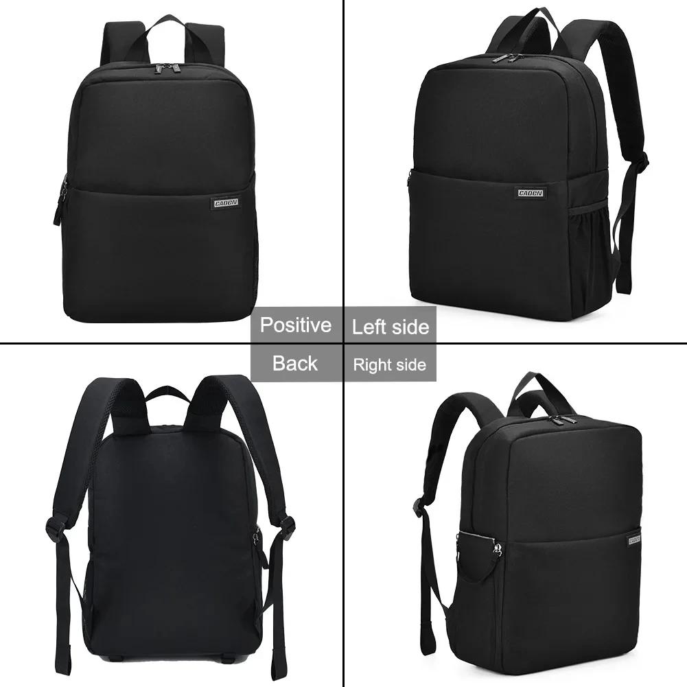 Double Layer Large Capacity Camera Backpack Waterproof For Canon Nikon Sony Camera Lens Laptop Outdoor Travel Photography Bag