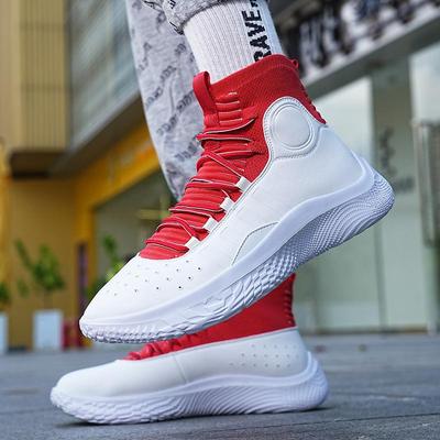 Pánské sportovní boty značky Professional Pánské basketbalové boty Basketbalové tenisky Protiskluzové vysoké páry prodyšné mužské basketbalové boty