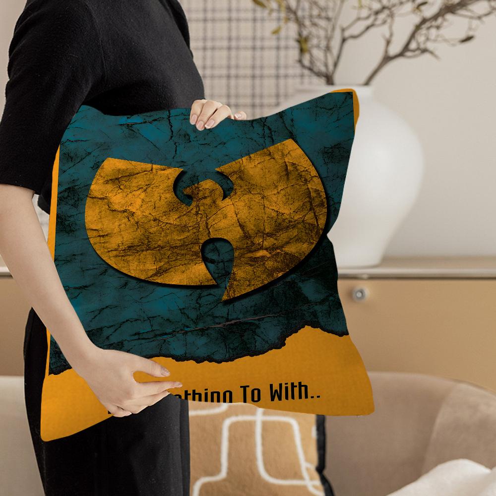 Singer WUTTANG Cool CLAN Cushion Cover Pillow Cover Decor Pillowcase Printed Cushion Case for Couch