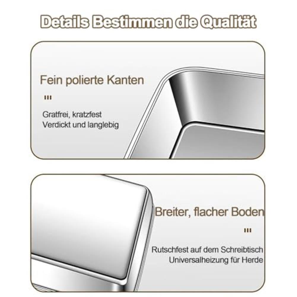 Stainless Steel Airtight Containers Set 10 Rust Resistant Meal Prep Storage for Baby Food and Kitchen Organization