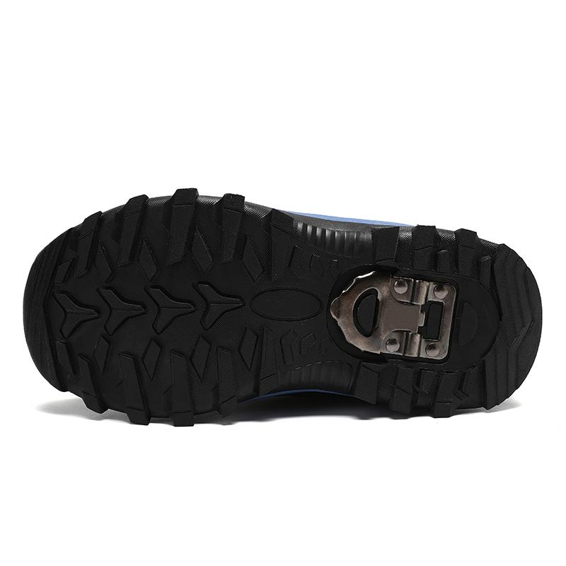 Winter Children's Fashionable Velvet Warm Casual High Top Cotton Shoes Ice Claw Snow Boots Mountain Climbing Cotton Boots 31-40