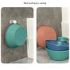 1pc Bathroom suction hook for basin, adhesive storage rack without drilling, ideal for hanging basins or organizing items