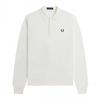 Fred Perry Men's Plain Knitted Long-Sleeved Polo Shirt