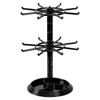 Multi-layer Keychain Hanging Rack Acrylic Material Adjustable Tiers Display Rack DIY Organizer Rotating Design Jewelry Stand