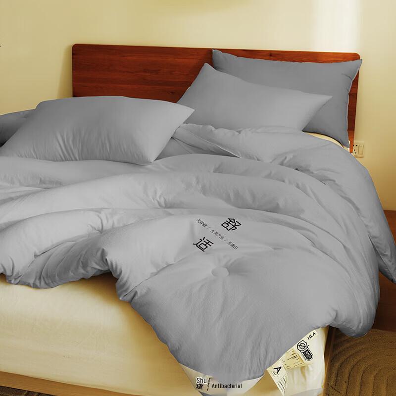 HLA Soft Antibacterial Undyed Soybean Fiber Quilt