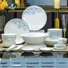 JANLA 28-Piece Light Luxury Chinese Tableware Set