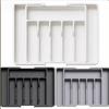 Storage Box Expandable Cutlery Drawer Organizer Dividers Multifunctional Silverware Utensil Tray Drawerstore Adjustable