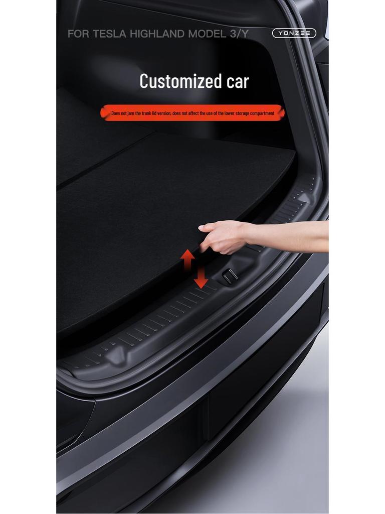 Tesla Model 3/Y/YL Trunk Sill Protector & Tailgate Cover Accessories