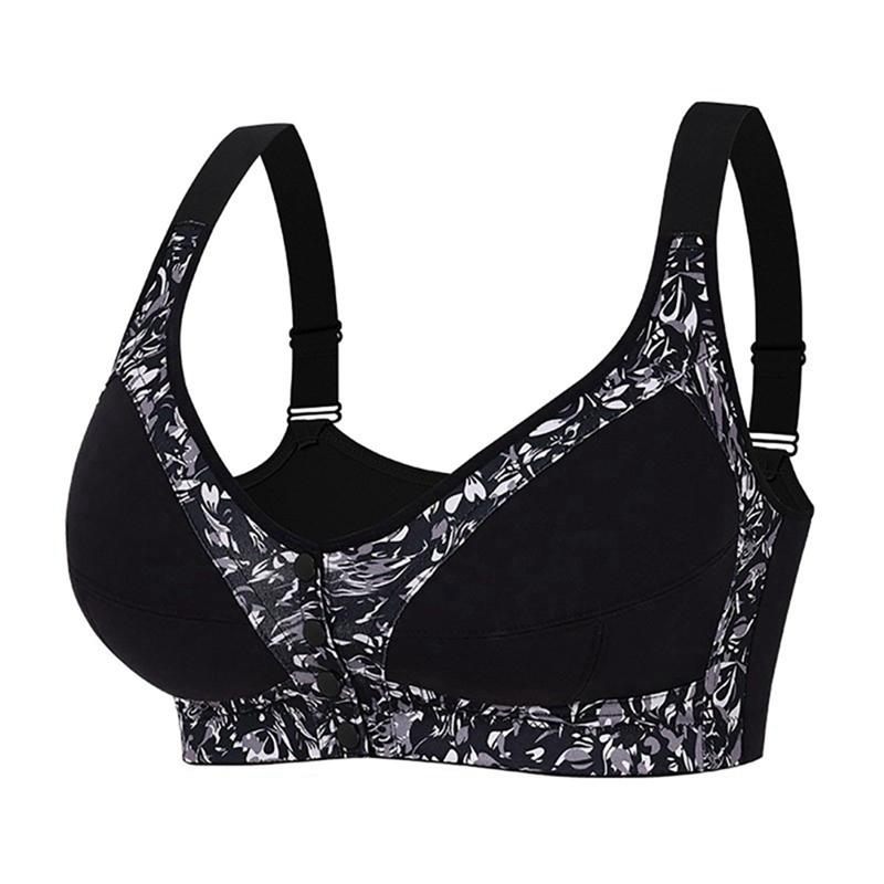 

Женский бюстгальтер большого размера с передней застежкой, удобный бюстгальтер XL