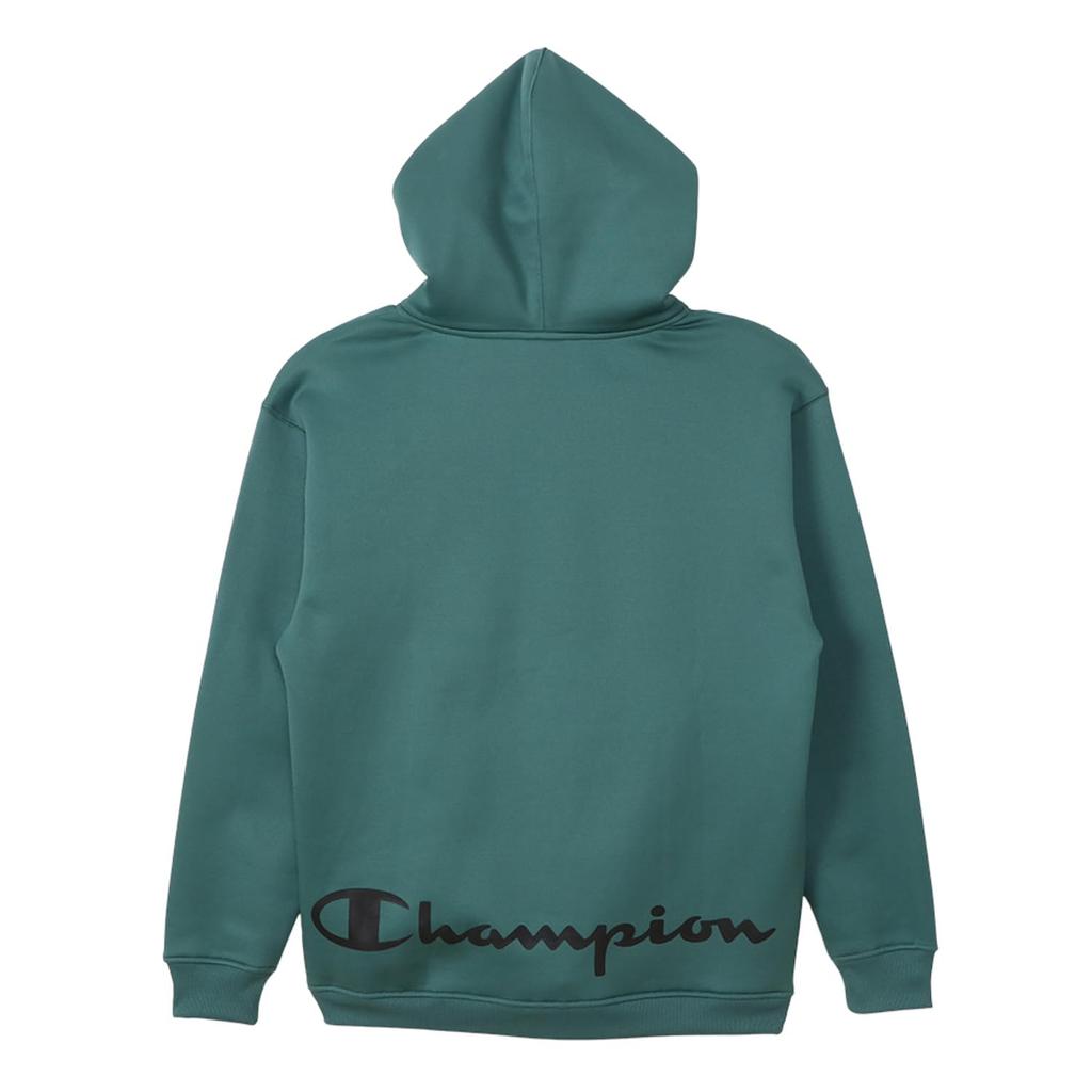 Champion Long Sleeve Relax Script Terry Zip Hooded T-Shirt, Fit, Stretch, Warm, Logo, Techweave(R) Sweatshirt, C3-AS105-551-L