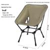 OIMG Ultralight Portable Outdoor Folding Chair with Backrest