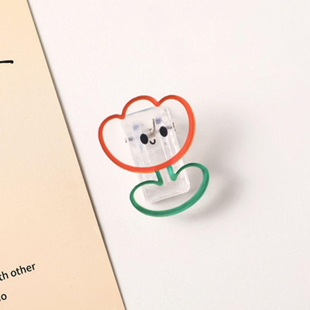 Stationery Page Holder Index Clamp Snacks Sealing Clip Paper Clip Binder Clips Transparent Clip