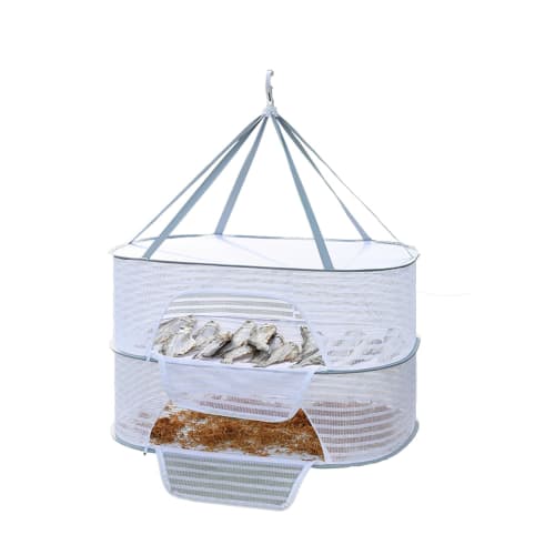 Foldable, Large Capacity, Flat Drying Net, Hanging Drying Net, Compact (2 Tiers)