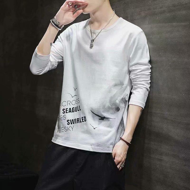 Men's Outdoor Wear-Resistant Long-Sleeve T-Shirt - Versatile Spring/Summer Thin Bottom Shirt