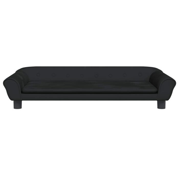 VidaXL Canapé pour enfants noir 100x50x26 cm velours, mini canapé, mini canapé-chaise, mini canapé pour enfants, canapé de 3196397