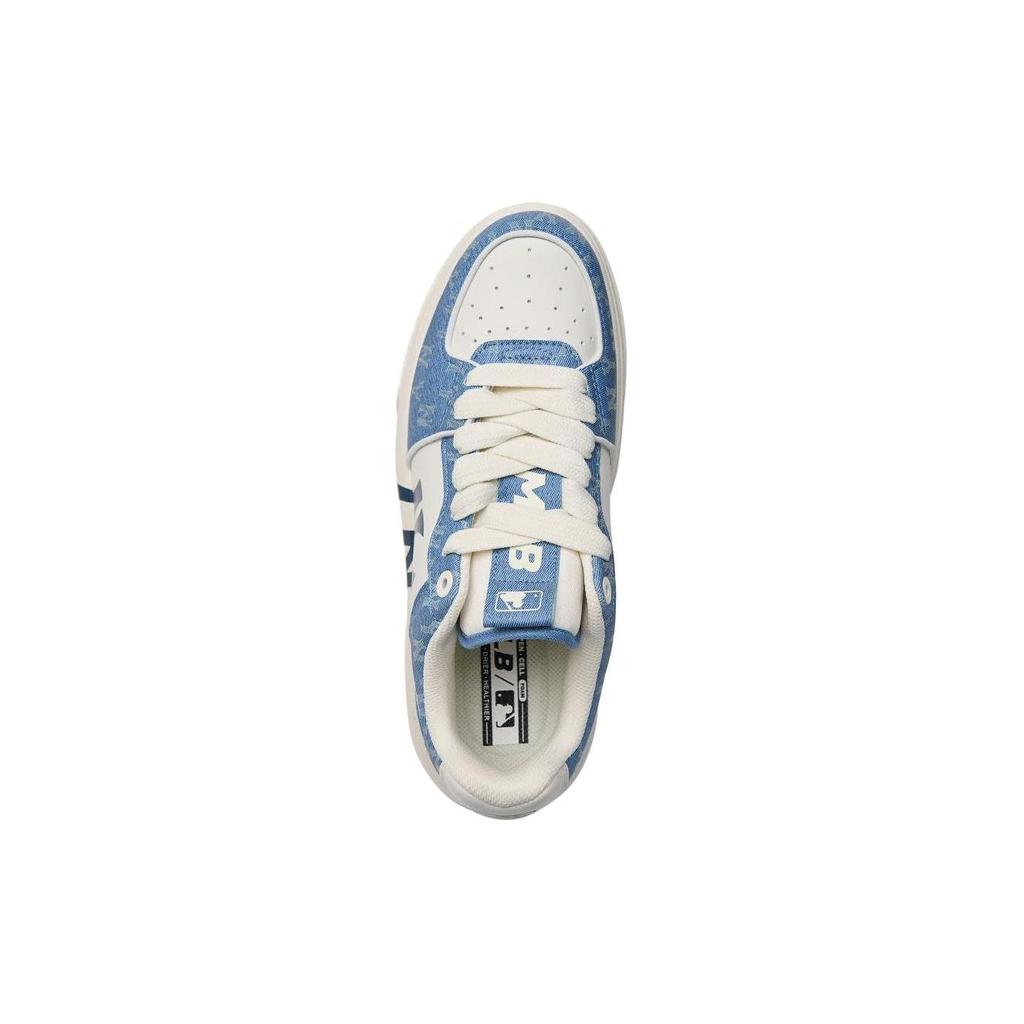 MLB Chunky Liner 24SS Naked Eye 3D Vintage Floral Trendige Dicke Sohle Bequeme Low-Top-Sneaker Unisex-Sneaker Hellblau 3ASXCLD4N-50BLS