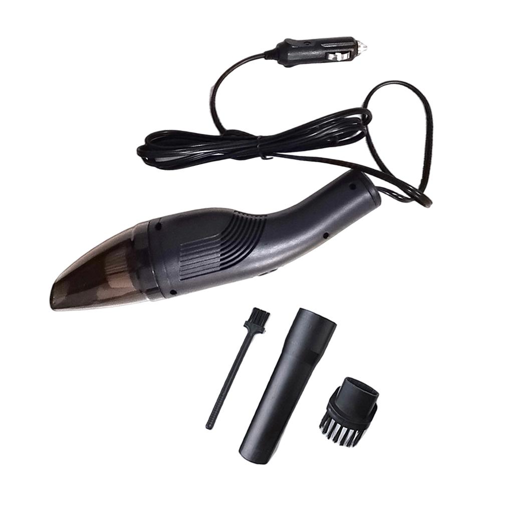 Portable Car Vacuum Cleaner Use 12000PA High Power with Long Nozzle Operate Rechargeable Handheld