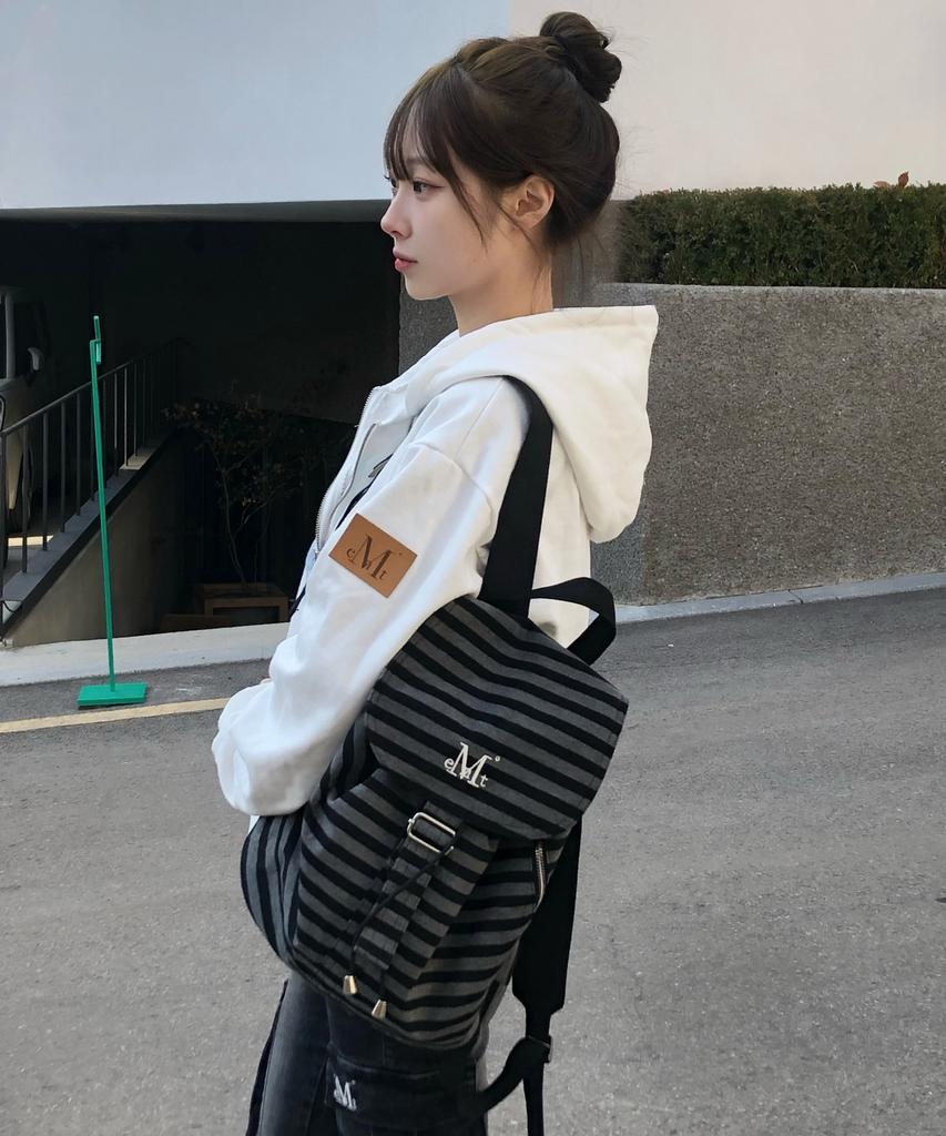 Mucent Stripe Mini Backpack Unisex