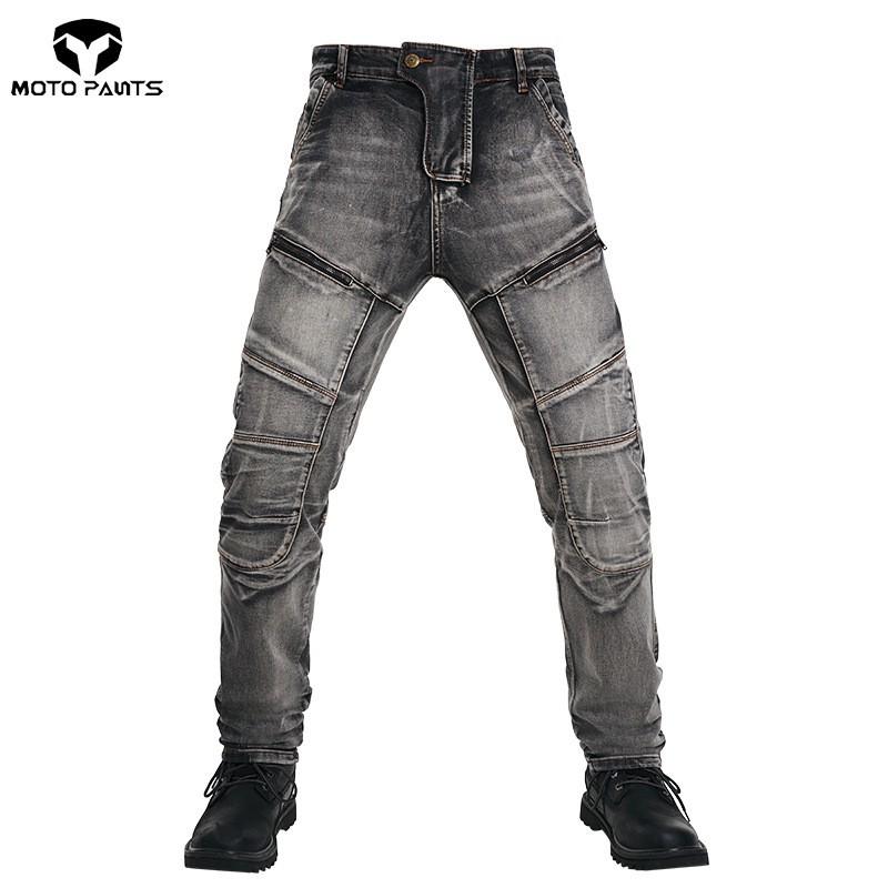 Motorcycle Protective Pants Men Women Kevlar Reinforced Riding Trousers High Elasticity Abrasion Resistant Cycling Safety Small