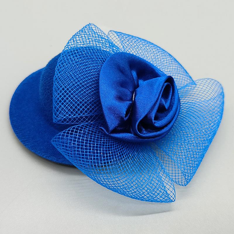 Noblewoman Butterfly Crown Headdress: 11.5" Doll Accessory with Flannel Yarn Net