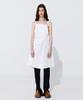 WNDERKAMMER Shirring Back Line Layered Dress_White