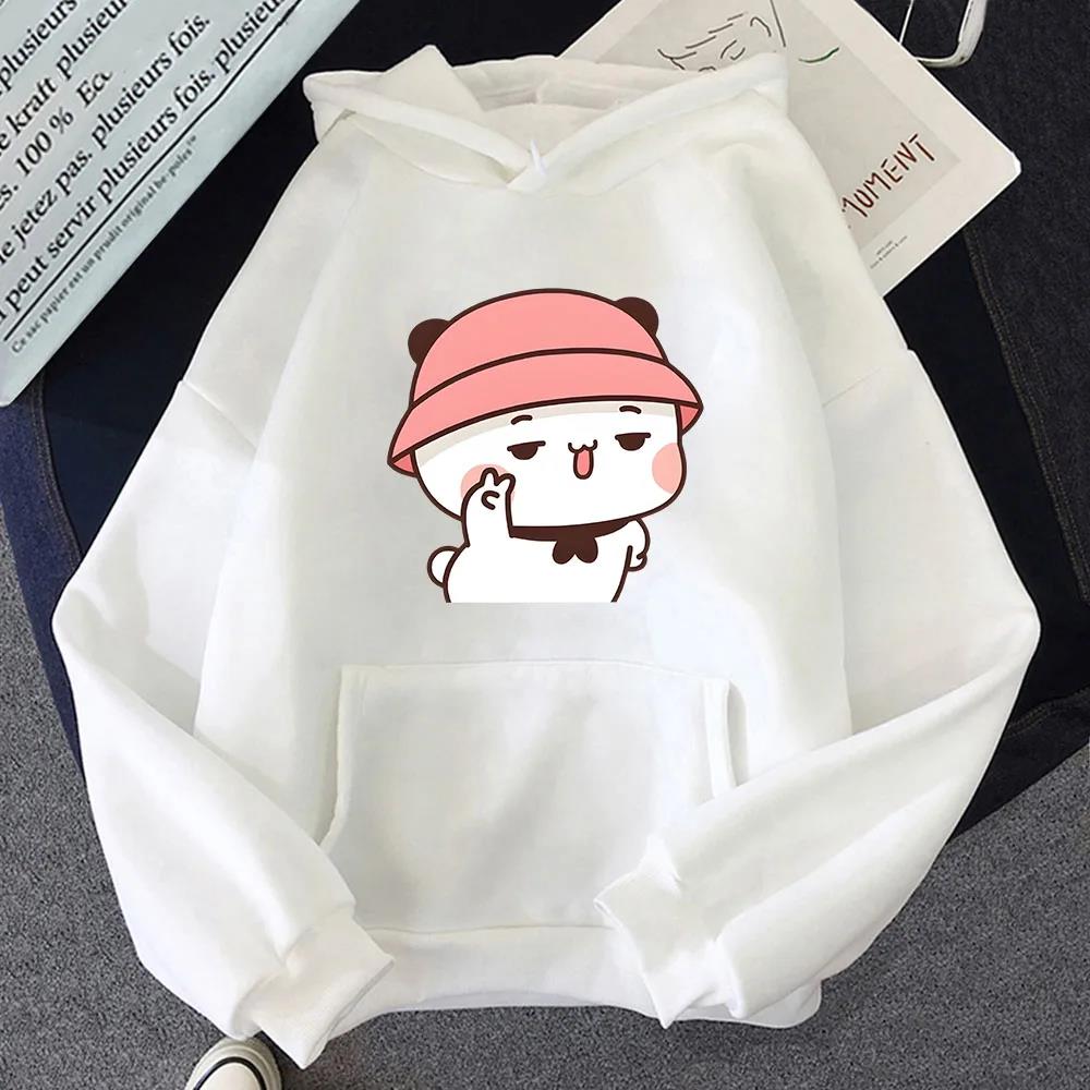 Cute Funny Bubu Dudu Print Hoodies for Men Women Gift Clothing Cartoon Trendy Long Sleeves Fleece Loose Hooded Sweatshirts