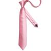 Dibangu Men‘s Tie Solid Color Formal Wedding Necktie Silk Tie Handkerchief Cufflinks for Men Business Suit