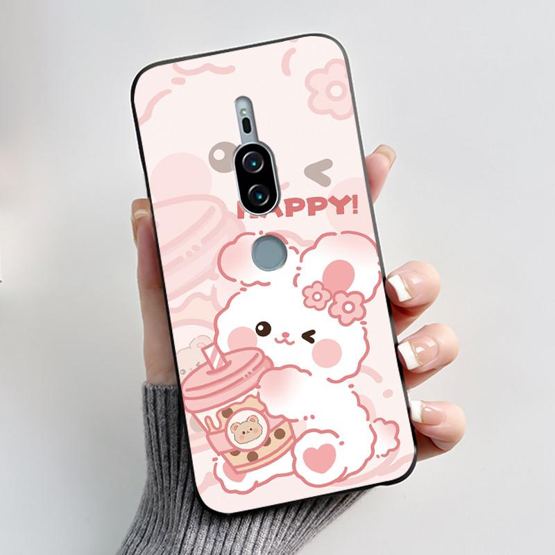For Sony Xperia XZ2 Premium SO-04K SOV38 XZ2Premium Case Luxury Cute Cool Boys Girls Black Soft Silicone Back Cover TPU Housing