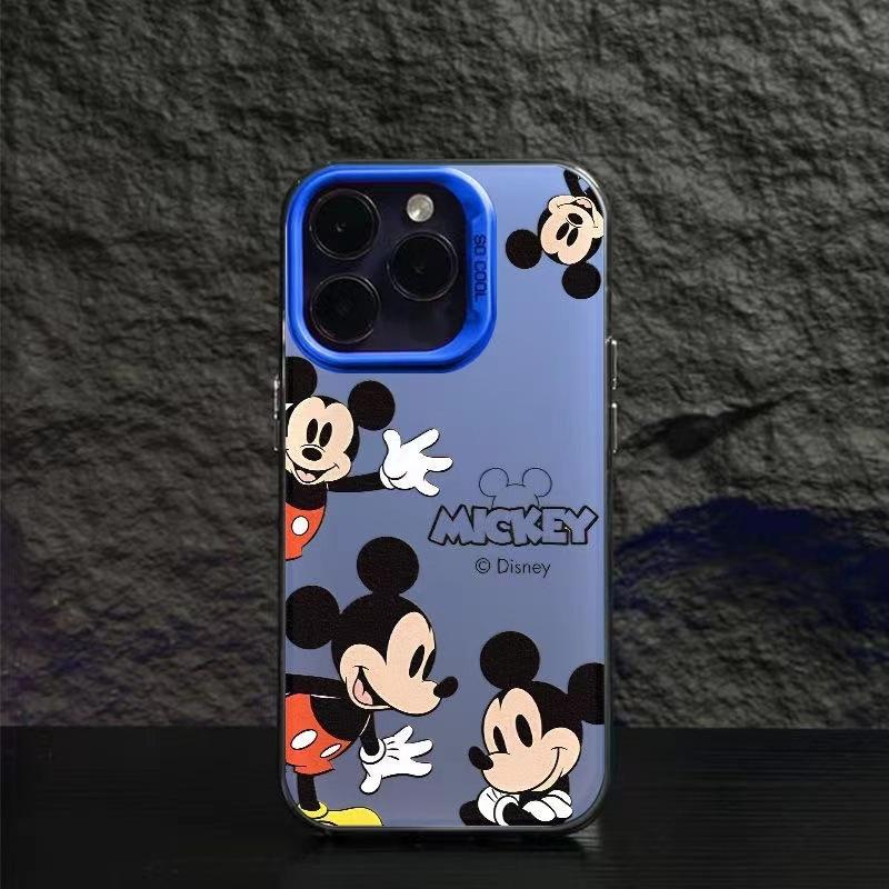 Waving Mickey Is Suitable for 15promax Apple 16pro Mobile Phone Case 14 Cartoon 13pro Europe and America 12 Niche 11