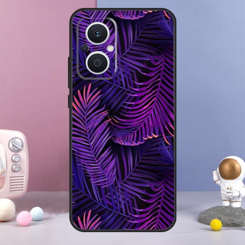 Coque esthétique violette Pour OPPO Reno 11 F 12F 13F 14F 10 12 13 14 Pro 7 8 Lite Coque OPPO Find X9 X6 X5 X8 Pro