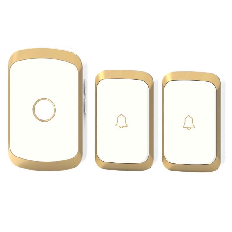 Kajia Si Wireless Smart Doorbell: Waterproof Dual-Function AC Digital Door Chime with Music