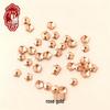 S925 Sterling Silver Flower Petal Spacer Beads for DIY Bracelets - Available in Silver, Gold, Rose Gold, and White Gold
