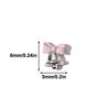 5 Stück Weihnachten Legierung Nagelzubehör Mini Farbige Schleife Glocke Schmuck Nagelkunst Charms Dekorationen 3D Flache Rückseite Teile