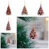 Acrylic Car Flat Pendants 2D Acrylic Tree Pendant Christmas Tree Ornament  Joyful Atmosphere