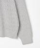 MILLO ARCHIVE Square Angle Round Knit [Melange Gray]