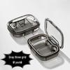 Compact Daily Pill Organizer with Sealed Compartments