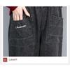 Women's Jeans Spring and Autumn Loose Straight Leg Pants High Waist Cropped Pants Haren Pants