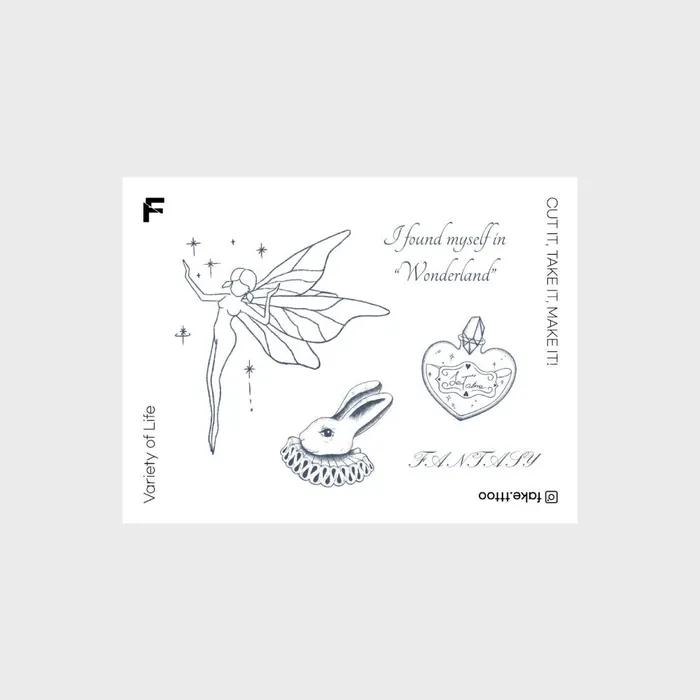 

Фэнтези тату-наклейка