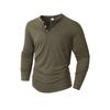 Men's Solid Color Long Sleeve T-Shirt Shirt Men's Casual Sports Top