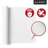 Podkładka Na Biurko 80×40 Cm - Antypoślizgowa Mata Ochronna Z Eleganckiej Ekoskóry Pu, Pod Mysz I Klawiaturę, Stylowa I Trwała - Alogy Workmat™ Biała
