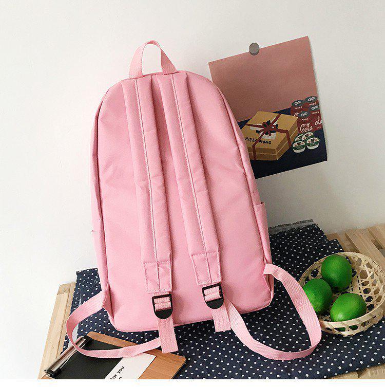 Fresh Chrysanthemum Schoolbag: Korean-Style Backpack for Female Students with Large Capacity, Ideal for Junior and High School.