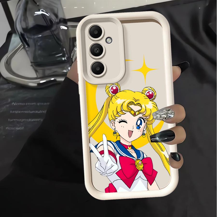 Phone Cover Case for Samsung Galaxy A56 A25 A26 A36 A24 A35 A52 A73 A22 A54 A55 A32 A21s Anime Sailor Moon