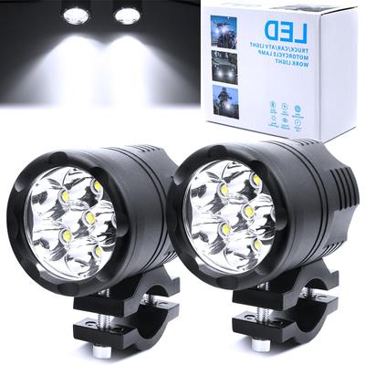 Motorcycle Fog Lamp LED 6 LED Headlight, 24V Universal LED Work Light, Car