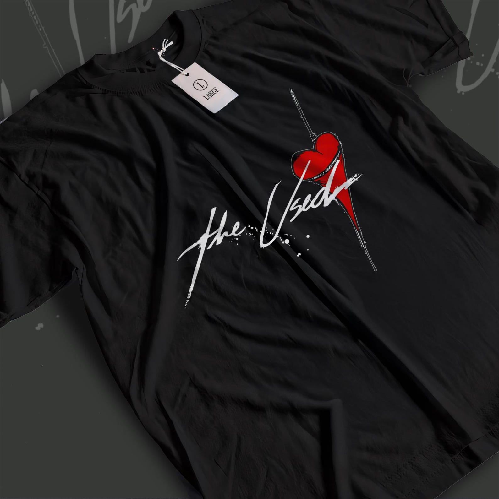 The Used T-Shirt - Emo Post-Hardcore Band Tee - In Love and Death Heart Shirt - Unisex S to 5XL S