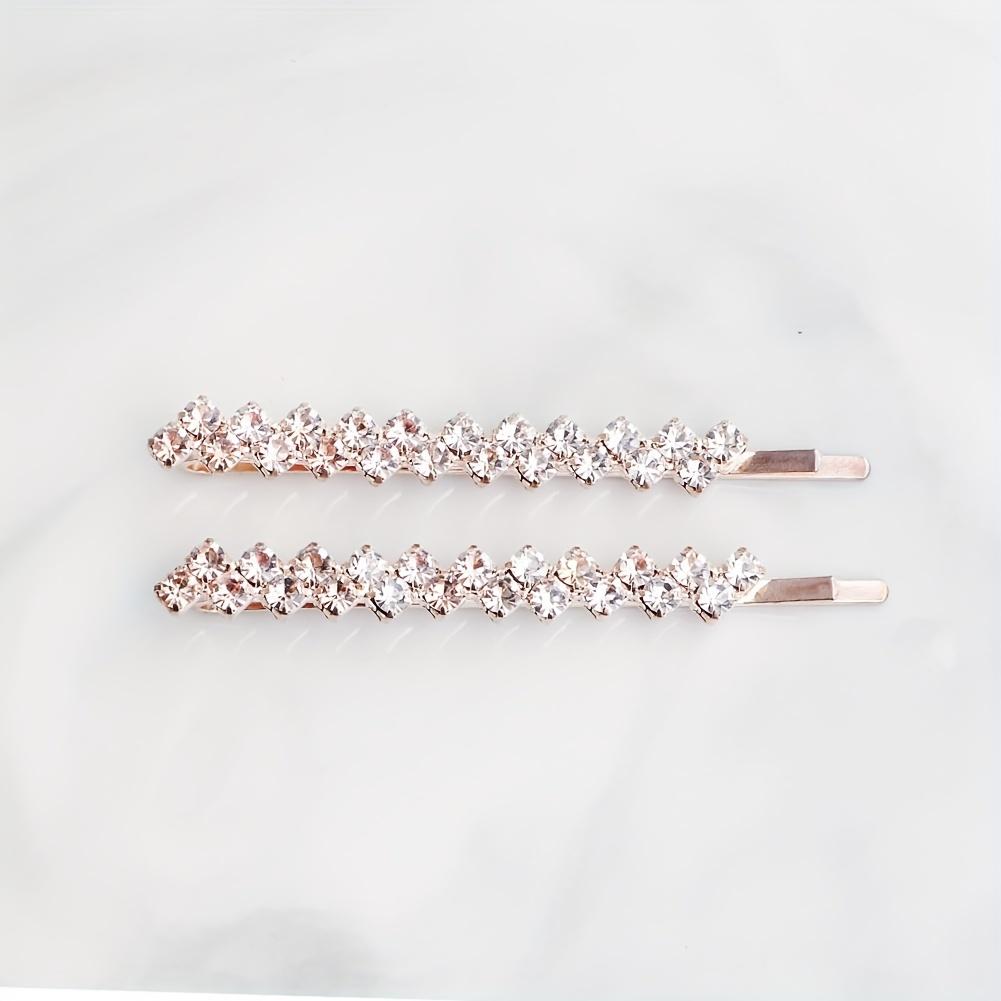 Sparkling Rhinestone Hair Clip Perfect for Bridal Weddings, Parties, and Cosplay Costumes